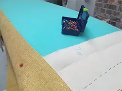 Biedemeier-Couch gelb